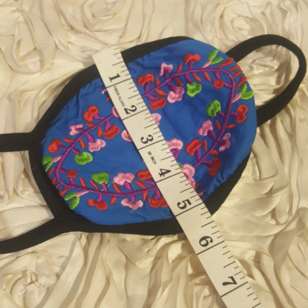 Face Mask Embroidered Fashion Face Mask.